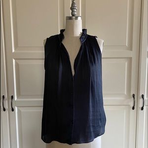 banana republic silk blouse